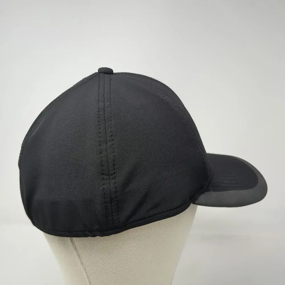 Russell Baseball Cap Black XL Stretch Fit Performance Athletic Heat Transfer Hat